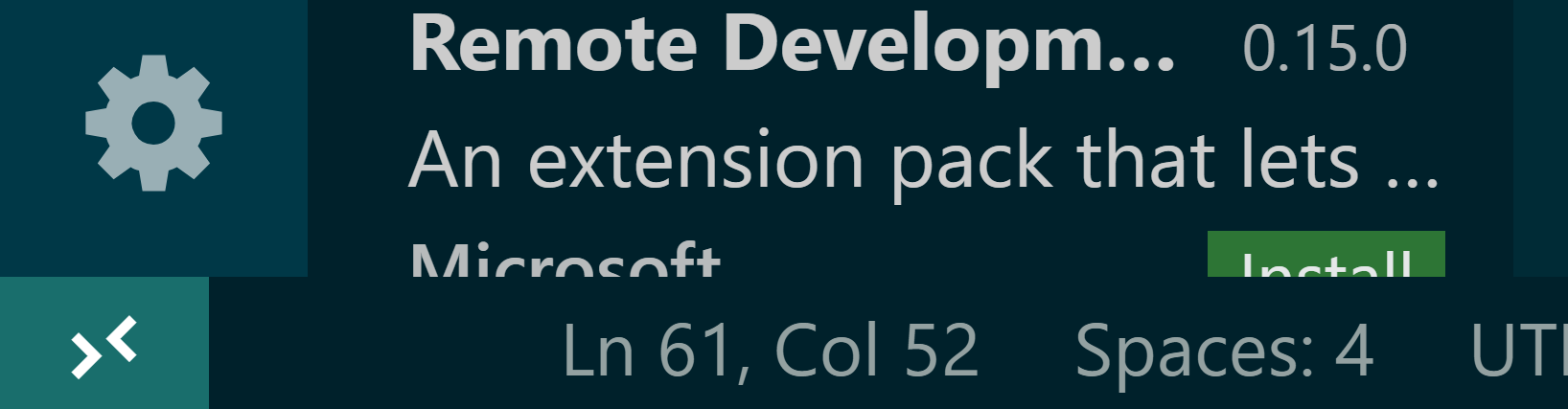 L'icône du logo de Remote Extensions